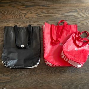 Lululemon bundle lot of 3 useable bags